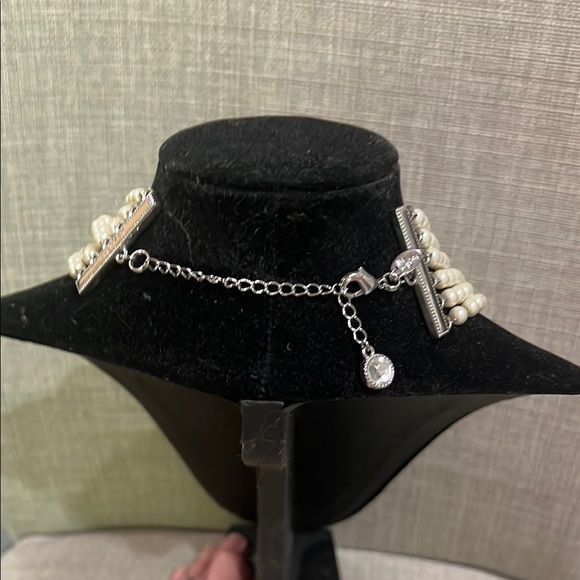 Lia Sophia White Multi-Strand Pearl Necklace - Picture 2 of 4